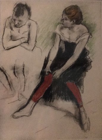 Danseuse Aux Bas Rouges 1919 Limited Edition Print - Edgar Degas