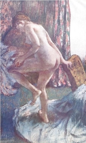 Apres Le Bain Limited Edition Print - Edgar Degas