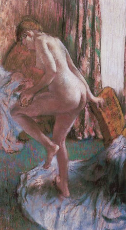 Apres Le Bain Limited Edition Print - Edgar Degas