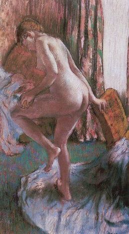 Apres le Bain Limited Edition Print - Edgar Degas