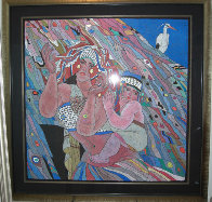 Earth Mother 52x52 Works on Paper (not prints) by He Deguang - 1 Earth Mother 52x52 Works on Paper (not prints) by He Deguang - 1