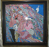 Earth Mother 1988 52x52 - Huge Original Painting by He Deguang - 1