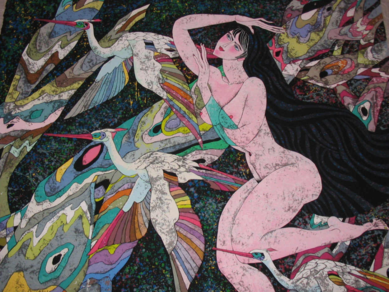 Dreamy Illusions 1989 Limited Edition Print by He Deguang Dreamy Illusions 1989 Limited Edition Print by He Deguang