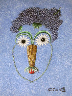 Blueberry Brain 24x18 Original Painting by Eric De Kolb - 1 Blueberry Brain 24x18 Original Painting by Eric De Kolb - 1