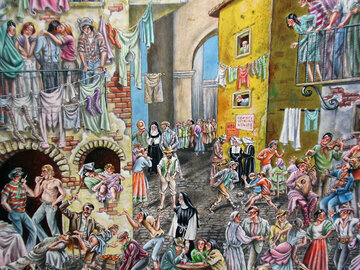 An Ordinary Day 24x18 Original Painting - Eric De Kolb An Ordinary Day 24x18 Original Painting - Eric De Kolb