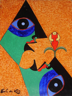 Abstract 2001 24x18 Original Painting - Eric De Kolb Abstract 2001 24x18 Original Painting - Eric De Kolb