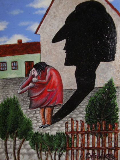 Me and My Shadow G.W. 24x18 Original Painting by Eric De Kolb Me and My Shadow G.W. 24x18 Original Painting by Eric De Kolb