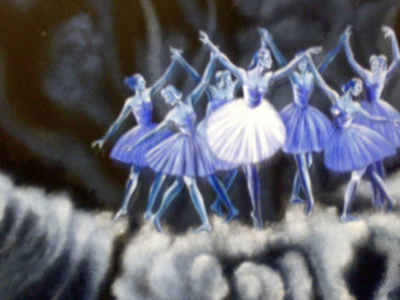Ballet in the Clouds 24x18 Original Painting - Eric De Kolb Ballet in the Clouds 24x18 Original Painting - Eric De Kolb