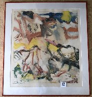 Figures in Landscape 1980 Limited Edition Print by Willem De Kooning - 1 Figures in Landscape 1980 Limited Edition Print by Willem De Kooning - 1