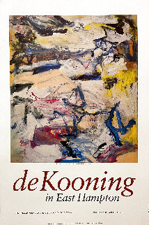 DeKooning in East Hampton Poster 1978 Hand Signed  Limited Edition Print - Willem De Kooning