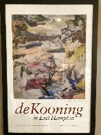 DeKooning in East Hampton Poster 1978 Hand Signed  Limited Edition Print by Willem De Kooning - 1