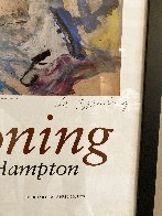 DeKooning in East Hampton Poster 1978 Hand Signed  Limited Edition Print by Willem De Kooning - 2