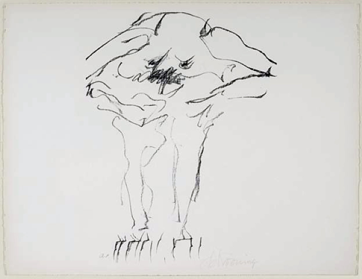 Clam Digger 1966 Limited Edition Print by Willem De Kooning