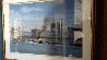 Tugboat River Seine 1978 18x25 Original Painting by Michel Delacroix - 3