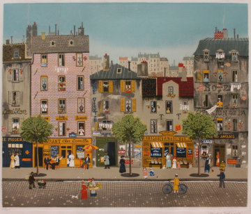 Chez Camille Limited Edition Print - Michel Delacroix Chez Camille Limited Edition Print - Michel Delacroix