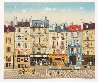Paris Steet Scene 1983 Limited Edition Print by Michel Delacroix - 1