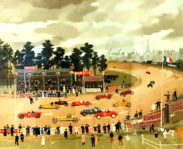 Le Bol D\'or a Montlhery 1990 Limited Edition Print - Michel Delacroix Le Bol D\'or a Montlhery 1990 Limited Edition Print - Michel Delacroix