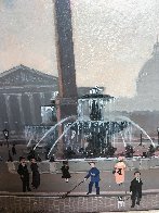 Place De La Concord (Esquisse) 1999 17x15 Original Painting by Michel Delacroix - 2 Place De La Concord (Esquisse) 1999 17x15 Original Painting by Michel Delacroix - 2