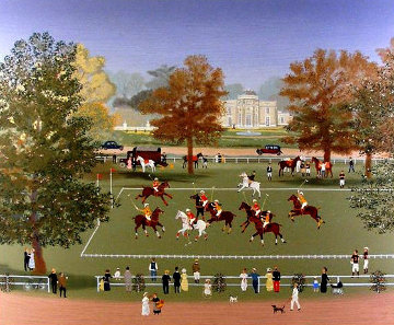 Polo a Bagatelle: Les Joies Du Sport Suite Limited Edition Print - Michel Delacroix Polo a Bagatelle: Les Joies Du Sport Suite Limited Edition Print - Michel Delacroix