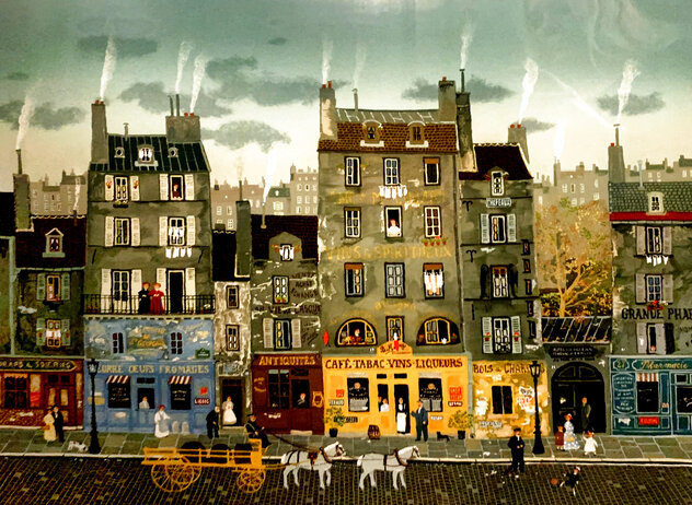 Matin Calme - Paris, France Limited Edition Print by Michel Delacroix