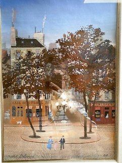 Untitled Street Scene 1994 31x24 Works on Paper (not prints) - Michel Delacroix