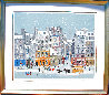 Neige Sur La Cite 1993 - Huge - Paris, France Limited Edition Print by Michel Delacroix - 1