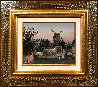 Impasse Girardon 1999 17x19 - Paris, France Original Painting by Michel Delacroix - 1