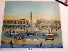 Place De La Concorde - Paris, France Limited Edition Print by Michel Delacroix - 1