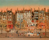 La Manege sur le Boulevard AP 1983 - Paris, France Limited Edition Print by Michel Delacroix - 0