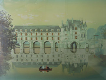 Chenonceaux from Les Chateau Suite 1987 Limited Edition Print - Michel Delacroix Chenonceaux from Les Chateau Suite 1987 Limited Edition Print - Michel Delacroix