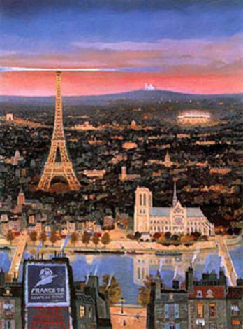 Coupe Du Monde - Paris 1998 Limited Edition Print - Michel Delacroix