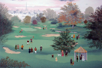 Golf at St. Cloud 1990 Limited Edition Print - Michel Delacroix Golf at St. Cloud 1990 Limited Edition Print - Michel Delacroix