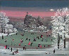 Patinage Dans Le Parc 1990 Limited Edition Print by Michel Delacroix - 0