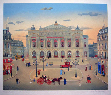 La Places Des Paris Suite of 6 1979 Limited Edition Print - Michel Delacroix La Places Des Paris Suite of 6 1979 Limited Edition Print - Michel Delacroix