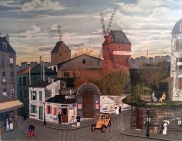 Moulin De La Galett 1979 Limited Edition Print - Michel Delacroix Moulin De La Galett 1979 Limited Edition Print - Michel Delacroix