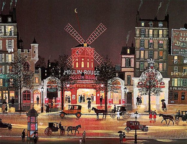 Moulin Rouge 1981 Limited Edition Print by Michel Delacroix Moulin Rouge 1981 Limited Edition Print by Michel Delacroix
