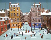 La Place Furstenburg 1975 Limited Edition Print by Michel Delacroix - 0 La Place Furstenburg 1975 Limited Edition Print by Michel Delacroix - 0