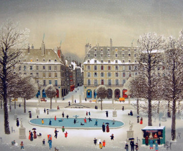 Jardin Des Tuileries 1987 Limited Edition Print - Michel Delacroix Jardin Des Tuileries 1987 Limited Edition Print - Michel Delacroix