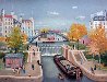Le Canal Saint Martin Automne 1989 Limited Edition Print by Michel Delacroix - 0 Le Canal Saint Martin Automne 1989 Limited Edition Print by Michel Delacroix - 0