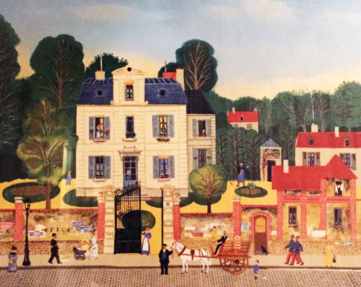 Bonjour Mr. Rousseau 1978 Limited Edition Print by Michel Delacroix Bonjour Mr. Rousseau 1978 Limited Edition Print by Michel Delacroix