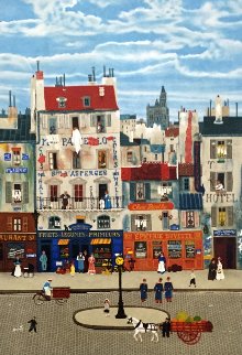 Chez Berthe 1977 Limited Edition Print - Michel Delacroix Chez Berthe 1977 Limited Edition Print - Michel Delacroix