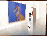 Strips II 1988 37x50 - Huge Original Painting by Steven DeLair - 1