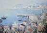 Port De Siene 1950 22x25 Original Painting by Lucien DeLaRue - 0