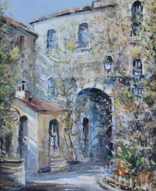 Cota D' Azur 31x26 Original Painting by Lucien DeLaRue