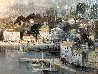 Port De Nice 1983 19x23 Original Painting by Lucien DeLaRue - 1
