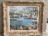 Port De Nice 17x20 Original Painting by Lucien DeLaRue - 1