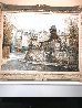 Montmartre Riviera 1944 44x36 Huge - Paris Original Painting by Lucien DeLaRue - 1