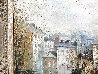Montmartre Riviera 1944 44x36 Huge - Paris Original Painting by Lucien DeLaRue - 6