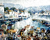 Port De Beaulieu, Cote D'azur 32x37 - France Original Painting by Lucien DeLaRue - 0