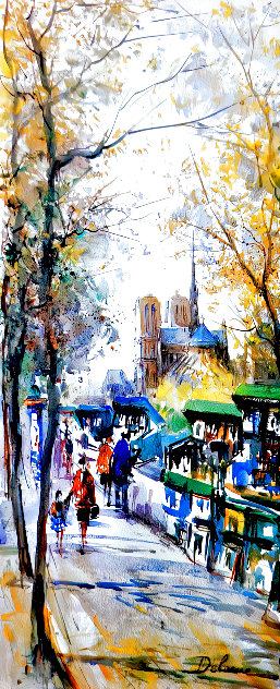 Paris Notre Dame - France Limited Edition Print by Lucien DeLaRue